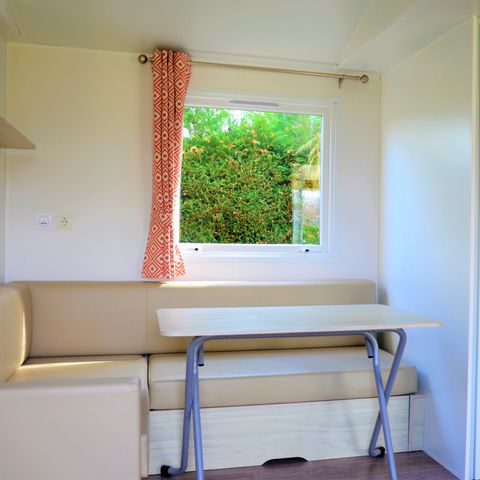 Stacaravan 6 personen - Stacaravan Premium 29m² - 2 kamers airconditioning +TV + vaatwasser 4 pers