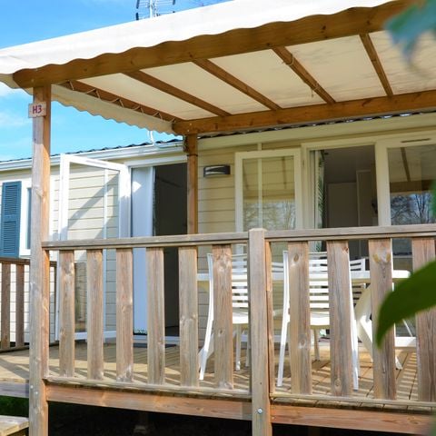 Mobilhome 6 personnes - Premium 29m² - 2 chambres - Climatisation +TV - Lave vaisselle 4 pers