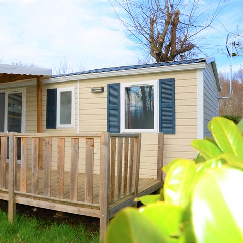 Mobilhome 6 personnes - Premium 33m² - CLIMATISÉ - 3 chambres - +TV - Lave vaisselle