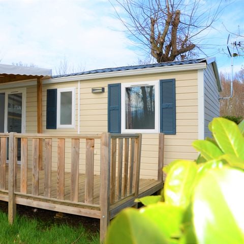 Stacaravan 6 personen - Mobile-home Premium 33m² - AIR - CONDITIONED - 3 kamers - +TV - Vaatwasser