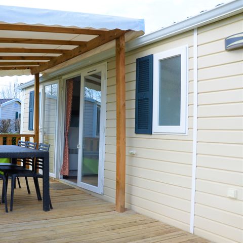 Mobile home 6 persons - Premium 33m² - AIR - CONDITIONED - 3 bedrooms - +TV - Dishwasher