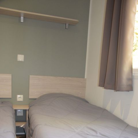 Mobilhome 6 personas - Premium 33m² - AIRE - ACONDICIONADO - 3 habitaciones - +TV - Lavavajillas