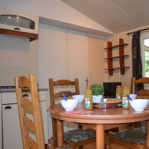 Stacaravan 4 personen - Comfort stacaravan 29m² 2 kamers + TV 4 pers