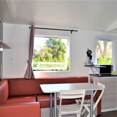 Mobilhome 6 personnes - Premium 32m² - CLIMATISÉ - 3 chambres - TV
