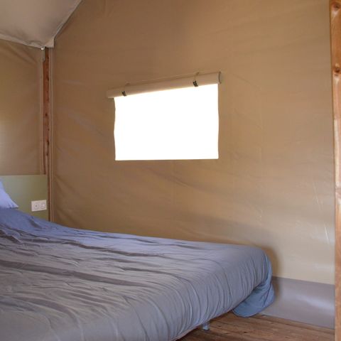 TENTE TOILE ET BOIS 6 personnes - NEW//Tente Woodlodge Confort Family 34m² (3ch - 6pers) - sans sanitaire