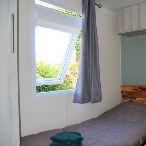 Mobilheim 6 personen - Premium 40m² - KLIMAANLAGE - 3 Schlafzimmer - 2 Badezimmer - TV - Geschirrspüler - Plancha 6/8 Pers.