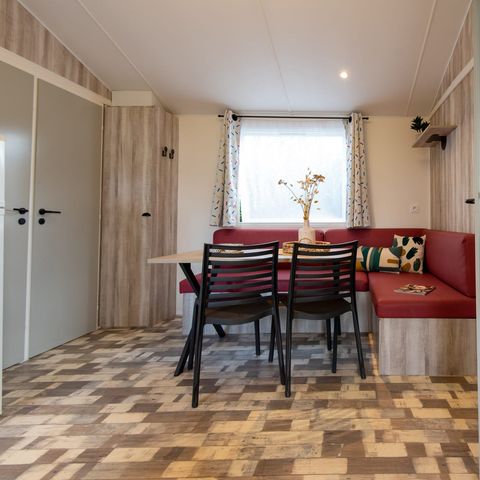 Stacaravan 5 personen - VAKANTIEHUIS - 2 slaapkamers - AIRCO - TV