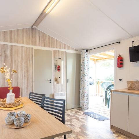 Mobilhome 5 personnes - COTTAGE - 2 chambres - CLIM - TV