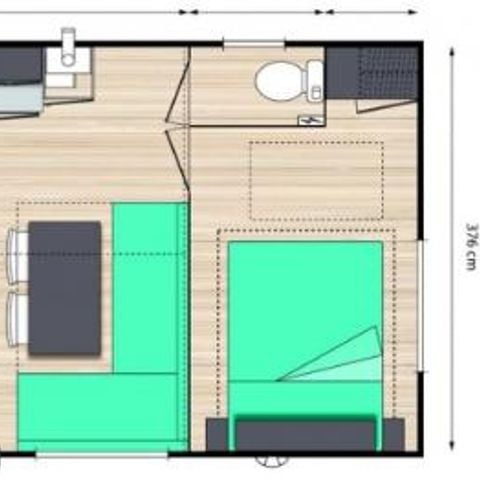 MOBILHOME 4 personnes - KETCH
