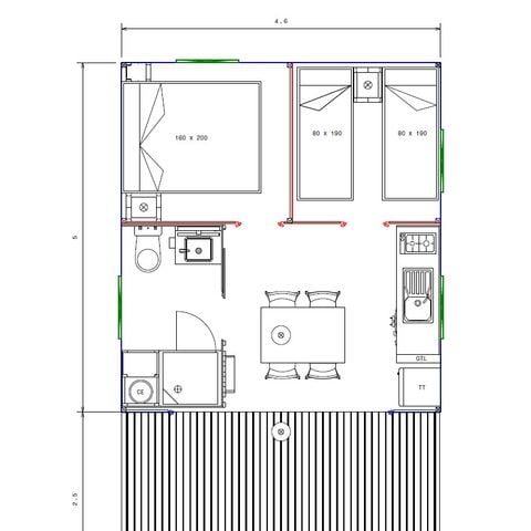 SafariZelt 4 Personen - CABANE LODGE