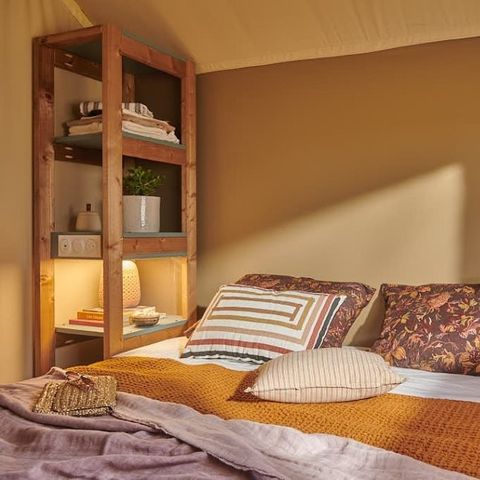 Tente en toile et en bois 4 personnes - CABANE LODGE