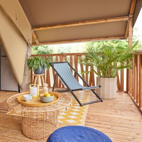 Tente en toile et en bois 4 personnes - CABANE LODGE