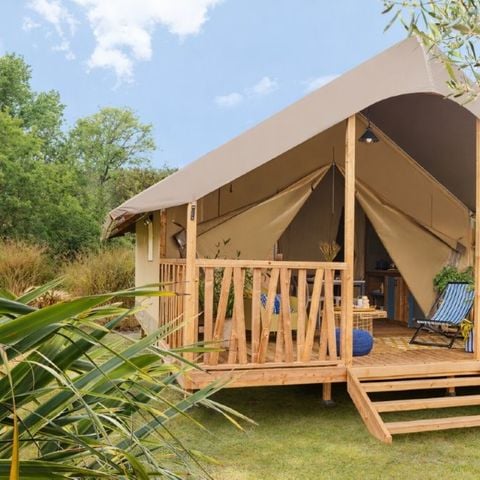 Tente en toile et en bois 4 personnes - CABANE LODGE