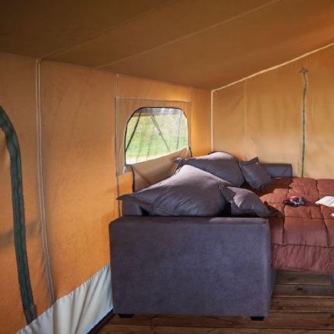 Canvas and wooden tent 7 persons - Lodge Tent - KENYA
