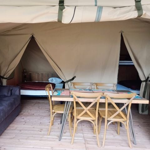 Canvas and wooden tent 7 persons - Lodge Tent - KENYA