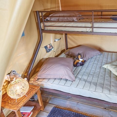 Canvas and wooden tent 5 persons - BALI Lodge Tent