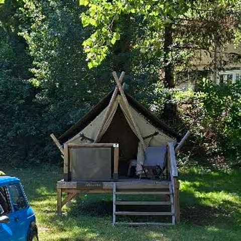 Canvas and wooden tent 2 persons - Lodge Tent - MOOREA