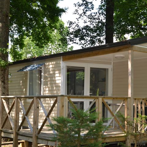 Stacaravan 4 personen - Confort + met airconditioning voor 4 personen.