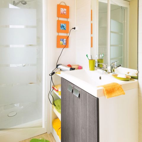 Mobilheim 6 personen - Grand confort + mit Klimaanlage für 6 Pers.