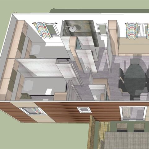 MOBILHOME 6 personnes - MOBILUXE FAMILLE