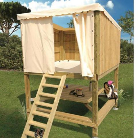 AUßERGEWÖHNLICHE UNTERKUNFT 2 Personen - Camp'étoile mit Strom