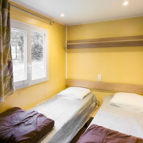 Bungalow 3 Personen - Holz 18m² / 2 Zimmer / ohne Sanitäranlagen