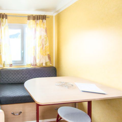 Bungalow 3 personen - Hout 18m² / 2 slaapkamers / geen sanitair