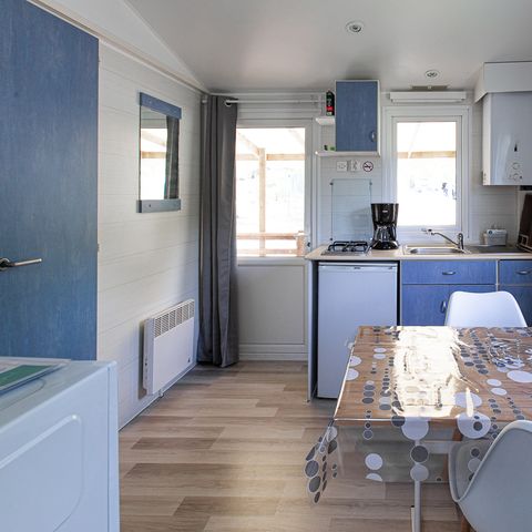 Stacaravan 2 personen - Vésubie 20m² / 1 slaapkamer / geen airconditioning