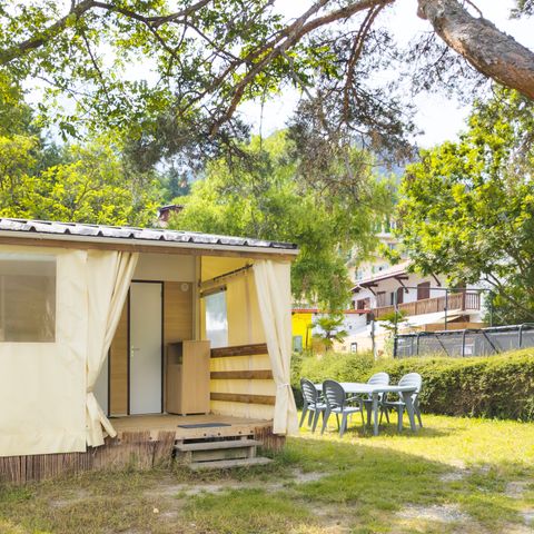 Bungalowzelt 4 Personen - 2 Schlafzimmer / ohne Bad