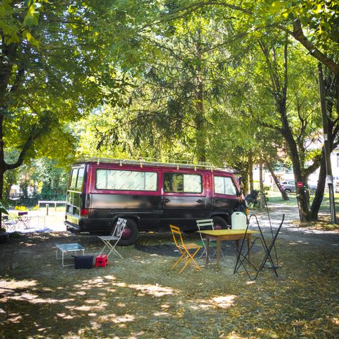 Stellplatz - Stellplatz mit Strom