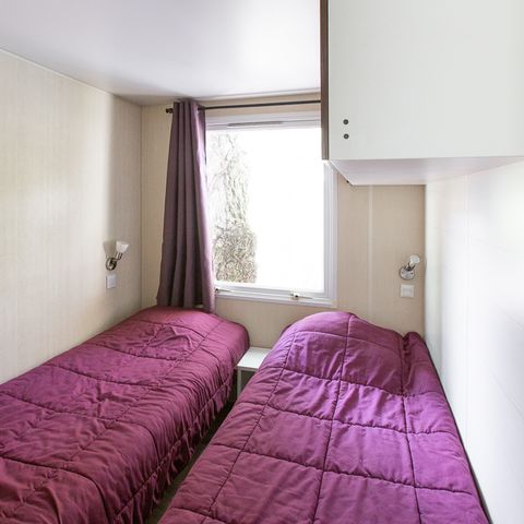 Mobile home 4 persons - Double 33m² / 2 bedrooms / 2 shower rooms / air conditioning