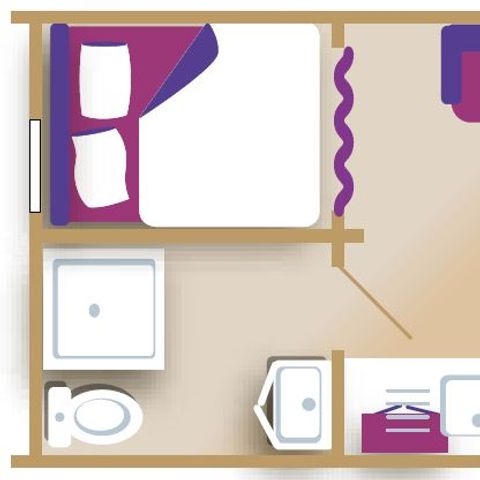 Hébergement 2 personnes - POD chalet
