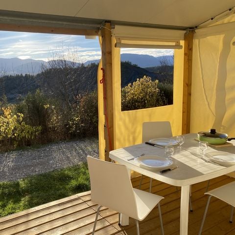 BUNGALOW IN TELA 4 persone - Standard "Tithome" 30m² - 2 camere da letto - senza bagno - terrazza inclusa