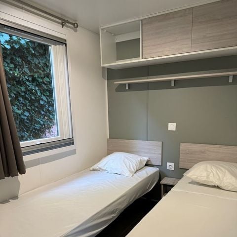 MOBILHOME 6 personnes - Premium "EVO" 29m² - 2 chambres - Clim - LV - Four - Terrasse ombragée