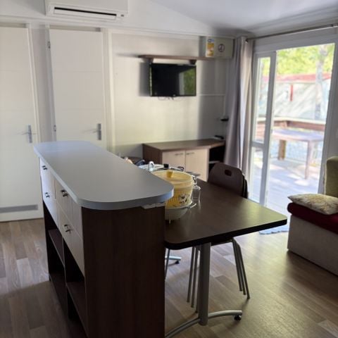 MOBILHOME 5 personnes - 3 chambres - CLIM - TV