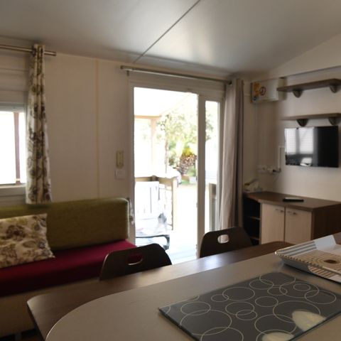 MOBILE HOME 5 people - 3 bedrooms - CLIM - TV