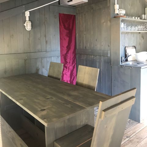 SafariZelt 5 Personen - Safarizelt + Sanitär + Klima (5P) 