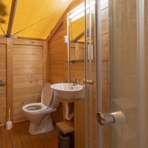 Safaritent 5 personen - Safaritent Sunset + sanitair + airco (6P)