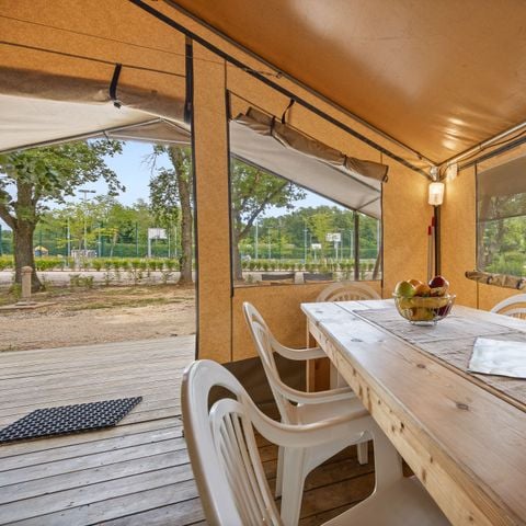 TENTE TOILE ET BOIS 5 personnes - Polari - Tente safari Harmony