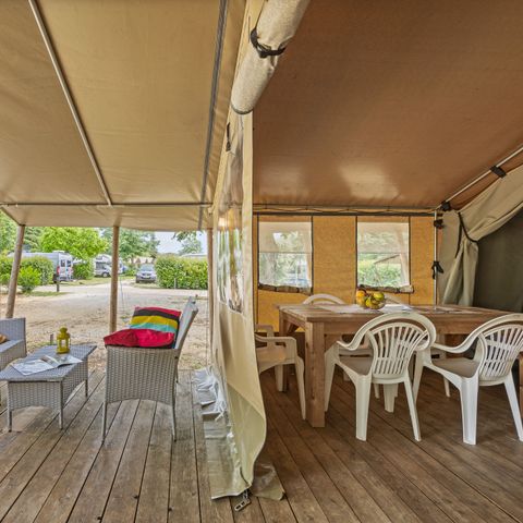 CANVAS AND WOOD TENT 5 people - Safari tent Harmony