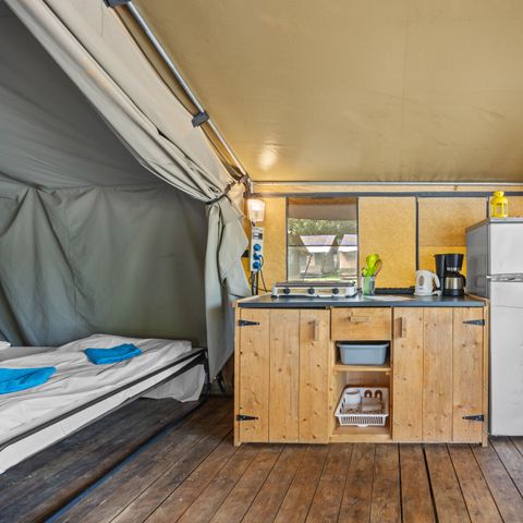 TENTE TOILE ET BOIS 5 personnes - Polari - Tente safari Harmony