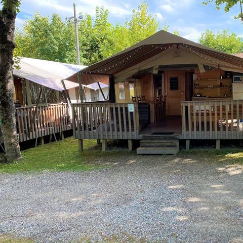 Safaritent 5 personen - Safaritent Sorella + sanitair + airco (6P)