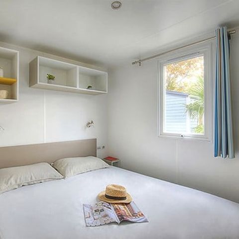 MOBILHOME 6 personas - Confort | 3 Dormitorios | 6 Pers | Terraza elevada | Aire acondicionado | TV