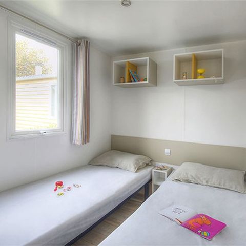Mobilheim 4 personen - Classic | 2 Zi. | 4 Pers. | Erhöhte Terrasse | Klimaanlage | TV