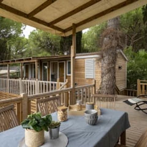 Mobilheim 12 personen - Cottage Tribu 12p 6ch *** ZEN