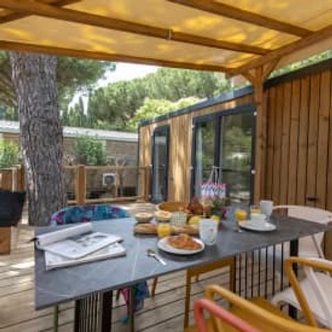 Stacaravan 6 personen - Huisje Riviera 6p 3ch ****