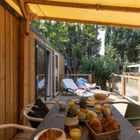 Stacaravan 4 personen - Vakantiehuis Provence 4p 2bed ****