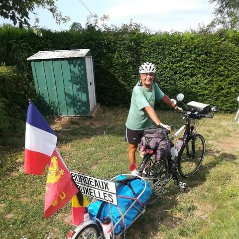 Pitch - Hiker or cyclist or motorcyclist