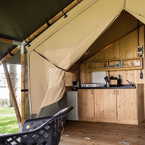 CANVAS AND WOOD TENT 4 people - Woody 25 luxury safari tent