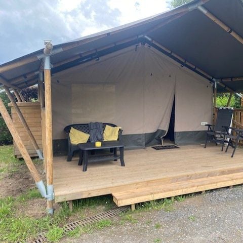 TENDA IN TELA E LEGNO 4 persone - Tenda safari di lusso Woody 25